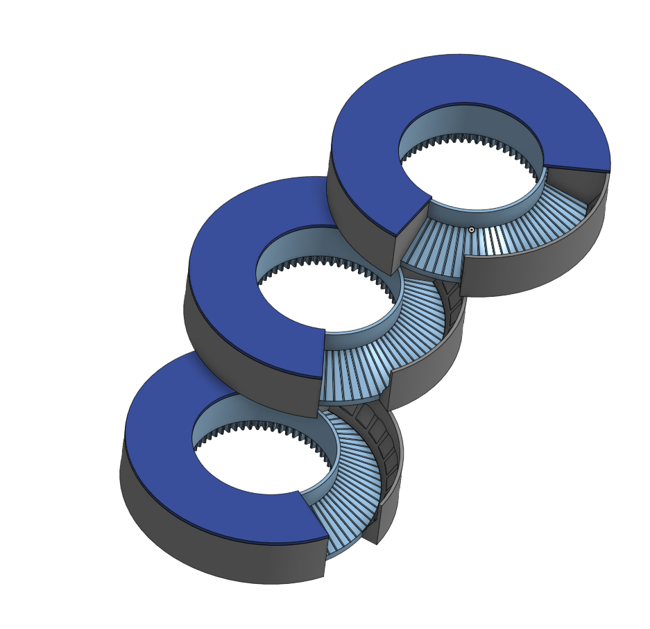 Inverted geometry render