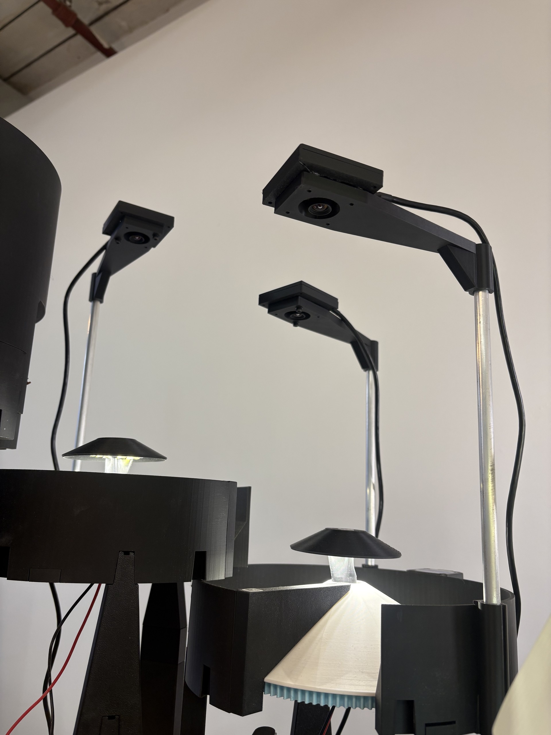 Multi-cam overview with camera POV